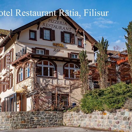 Hotel Restaurant Raetia Filisur Eksteriør billede