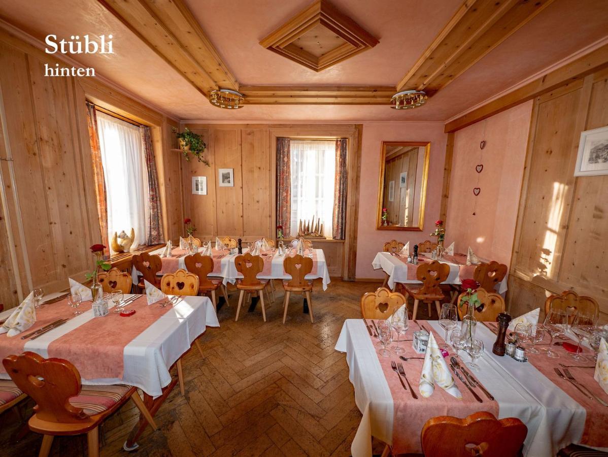 Hotel Restaurant Raetia Filisur Eksteriør billede